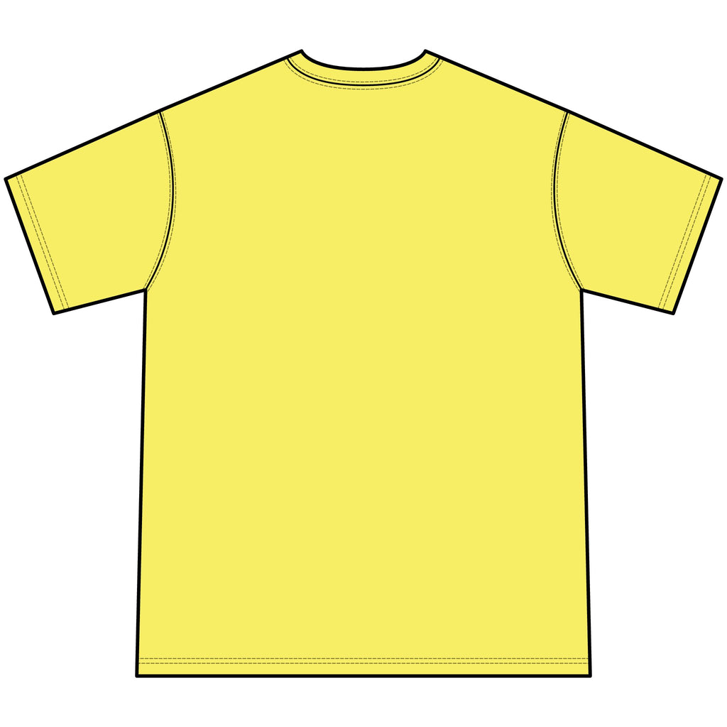 Youth Orange Tie-Dye Tee — Circular 'LUX STREETWEAR' Logo