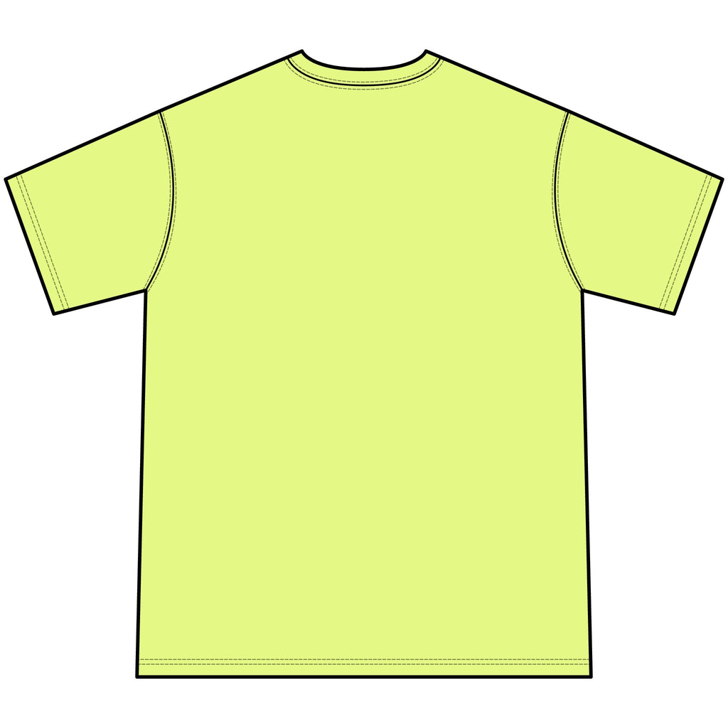 Youth Orange Tie-Dye Tee — Circular 'LUX STREETWEAR' Logo