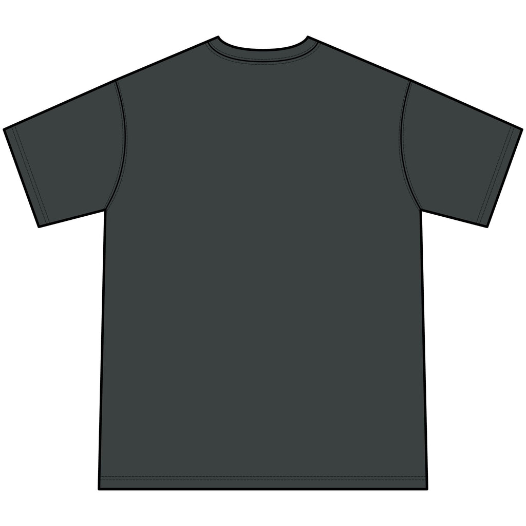 Youth Orange Tie-Dye Tee — Circular 'LUX STREETWEAR' Logo
