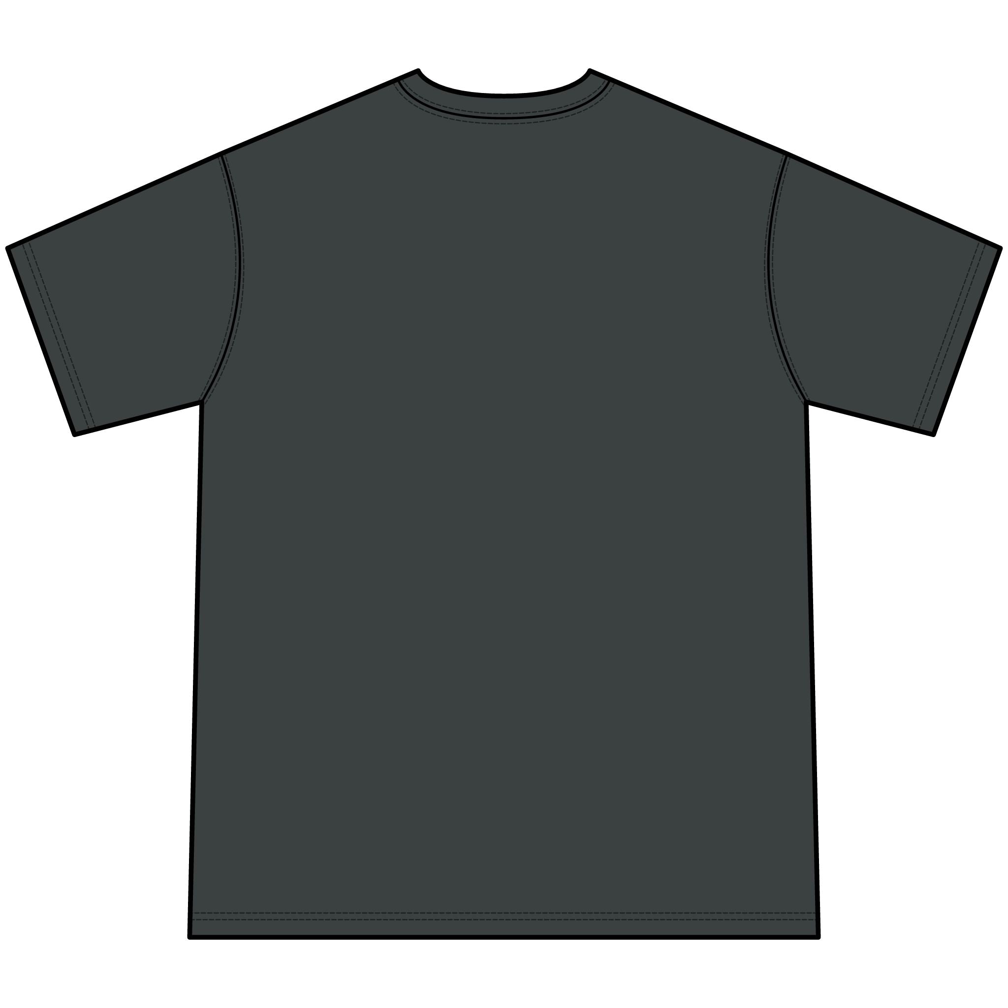 Youth Orange Tie-Dye Tee — Circular 'LUX STREETWEAR' Logo