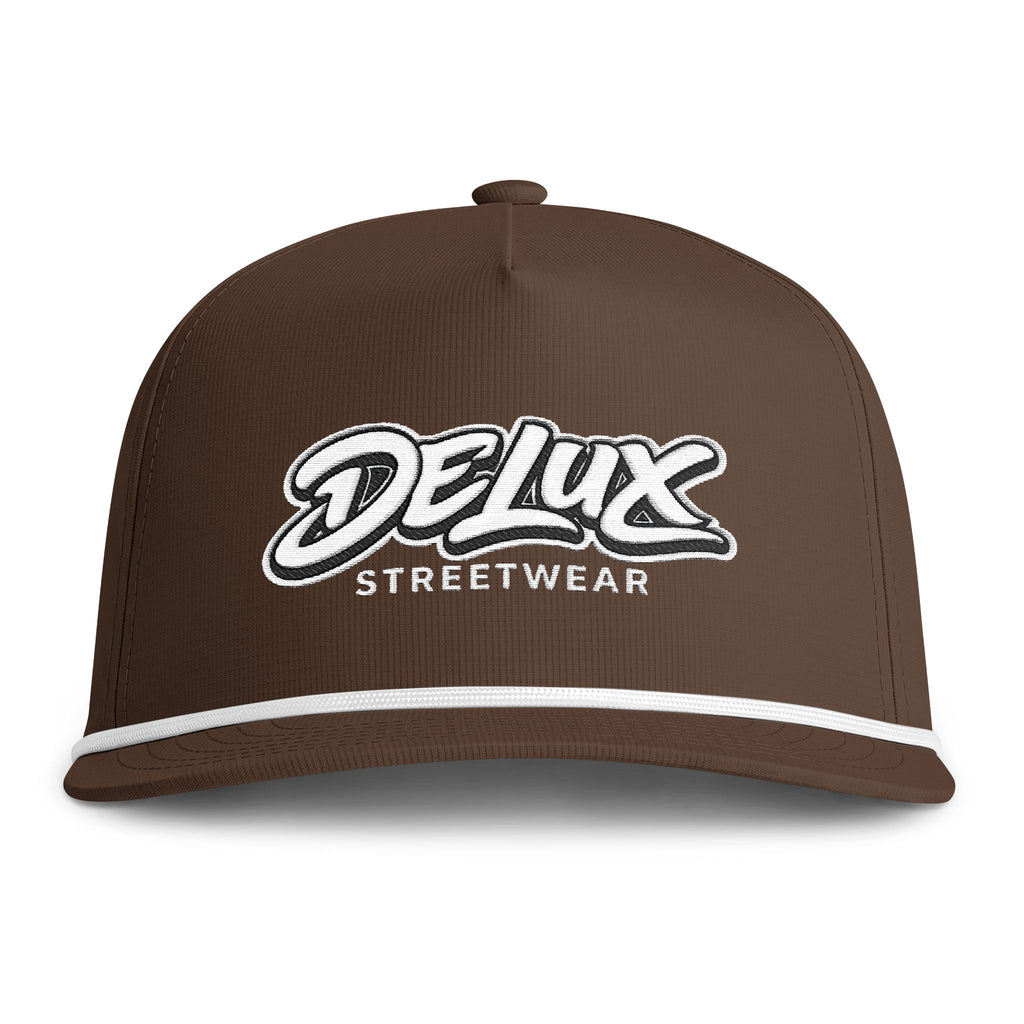 Delux Streetwear Rope Cap — Sunwashed Retro Snapback Hat