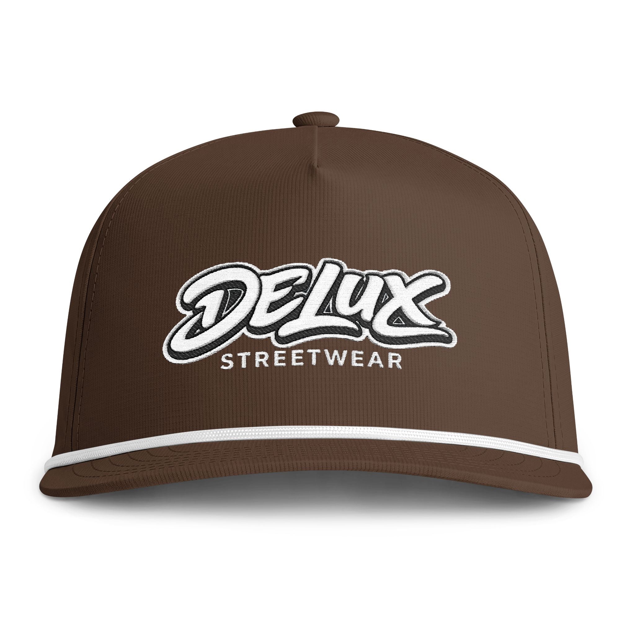 Delux Streetwear Rope Cap — Sunwashed Retro Snapback Hat