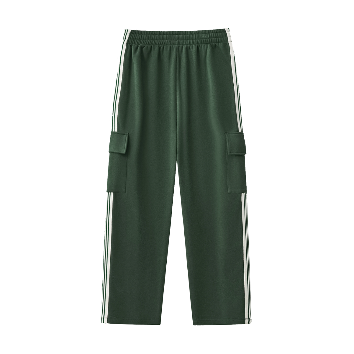 DeLuX Side Stripe Straight-Leg Pants