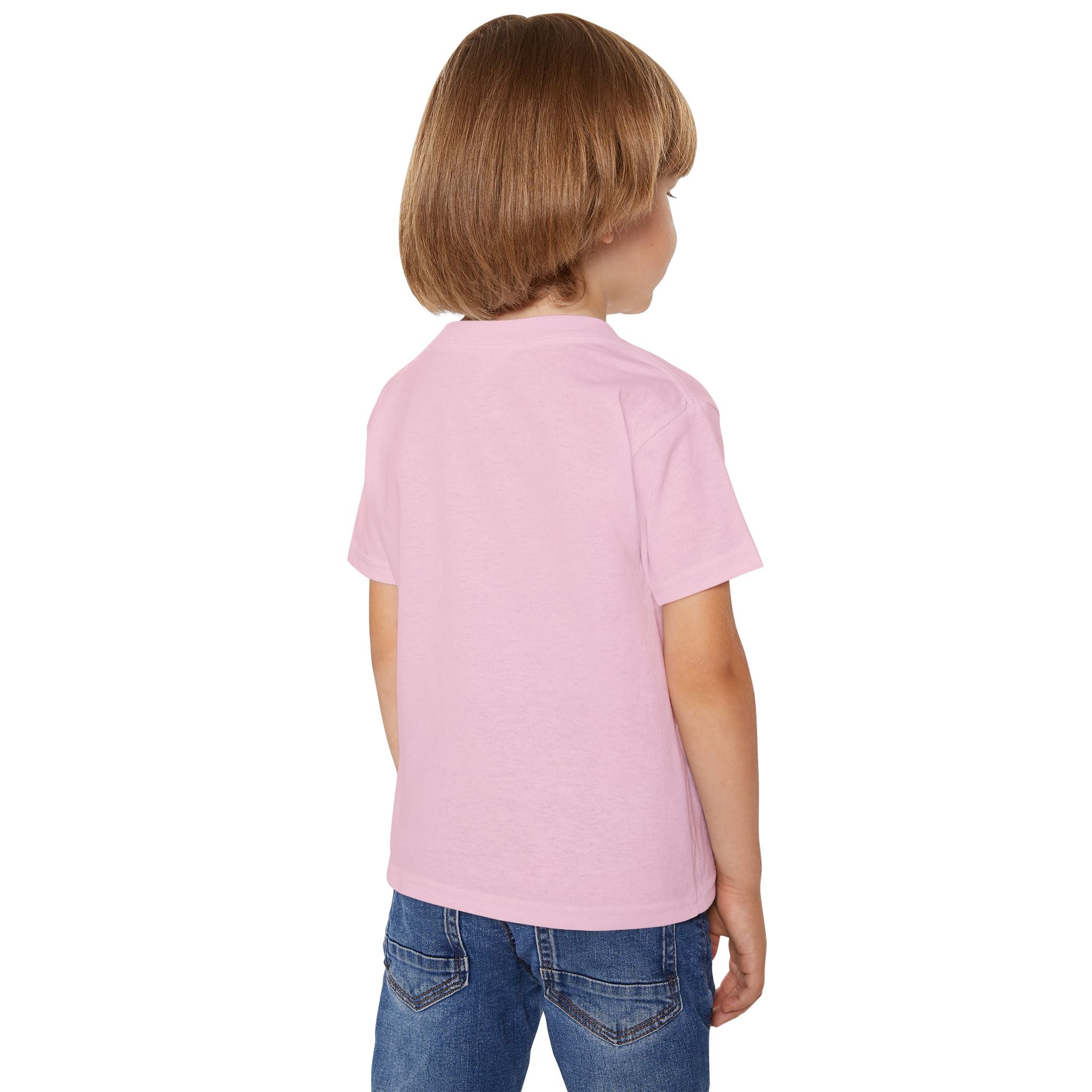 Toddler T-Shirt — "Stay Pawsitive" Cute Winking Puppy Kids Tee