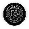 Wall Clock — De’Luxe Streetwear Logo Clock (Black)