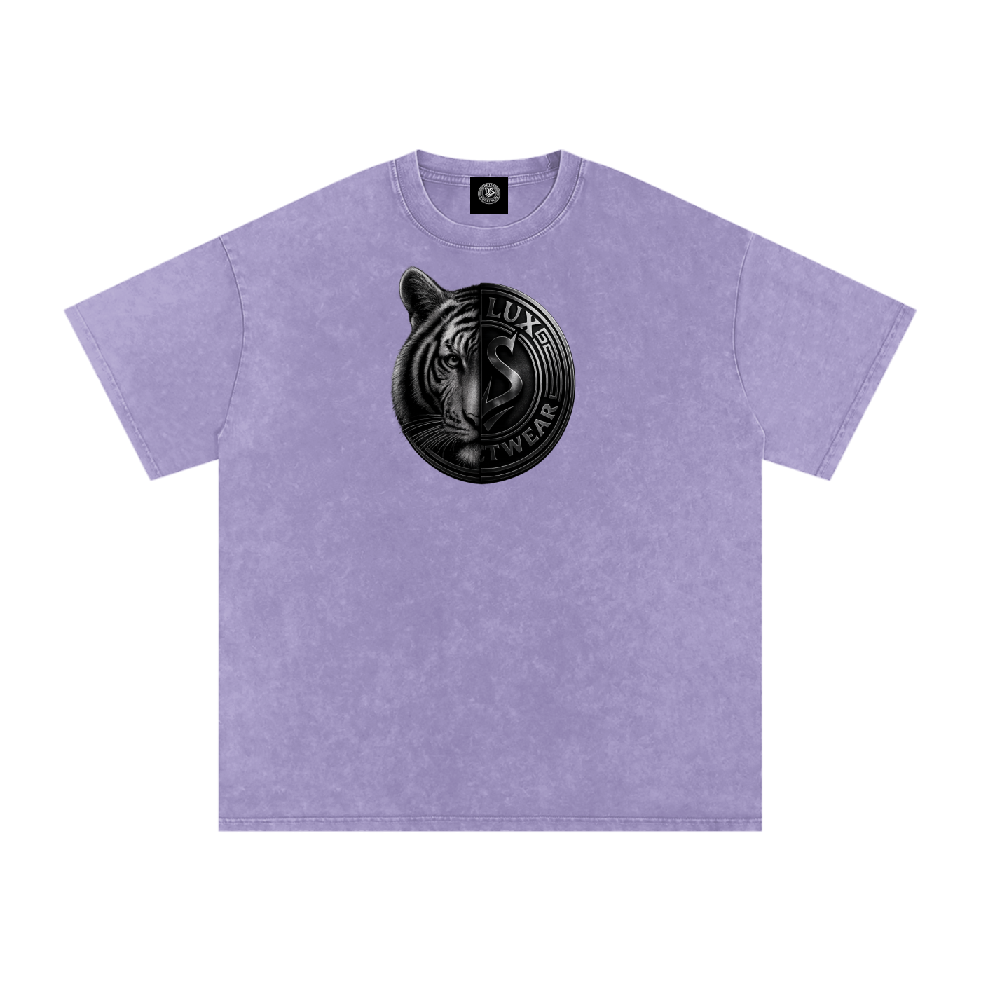 DeLuX Solitary Snow Washed Oversized Cotton T-Shirt