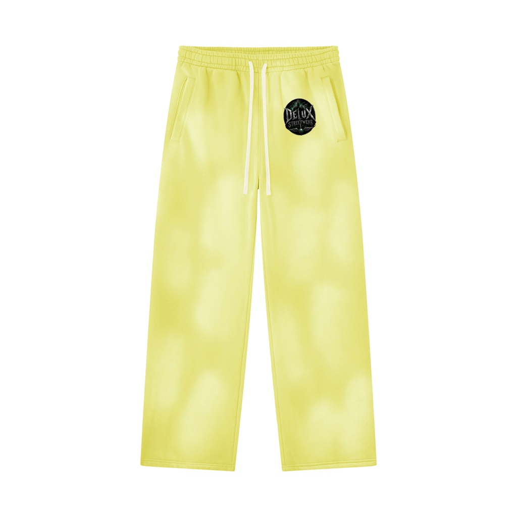 DeLuX Sunfade Wide Leg Fleece Sweatpants