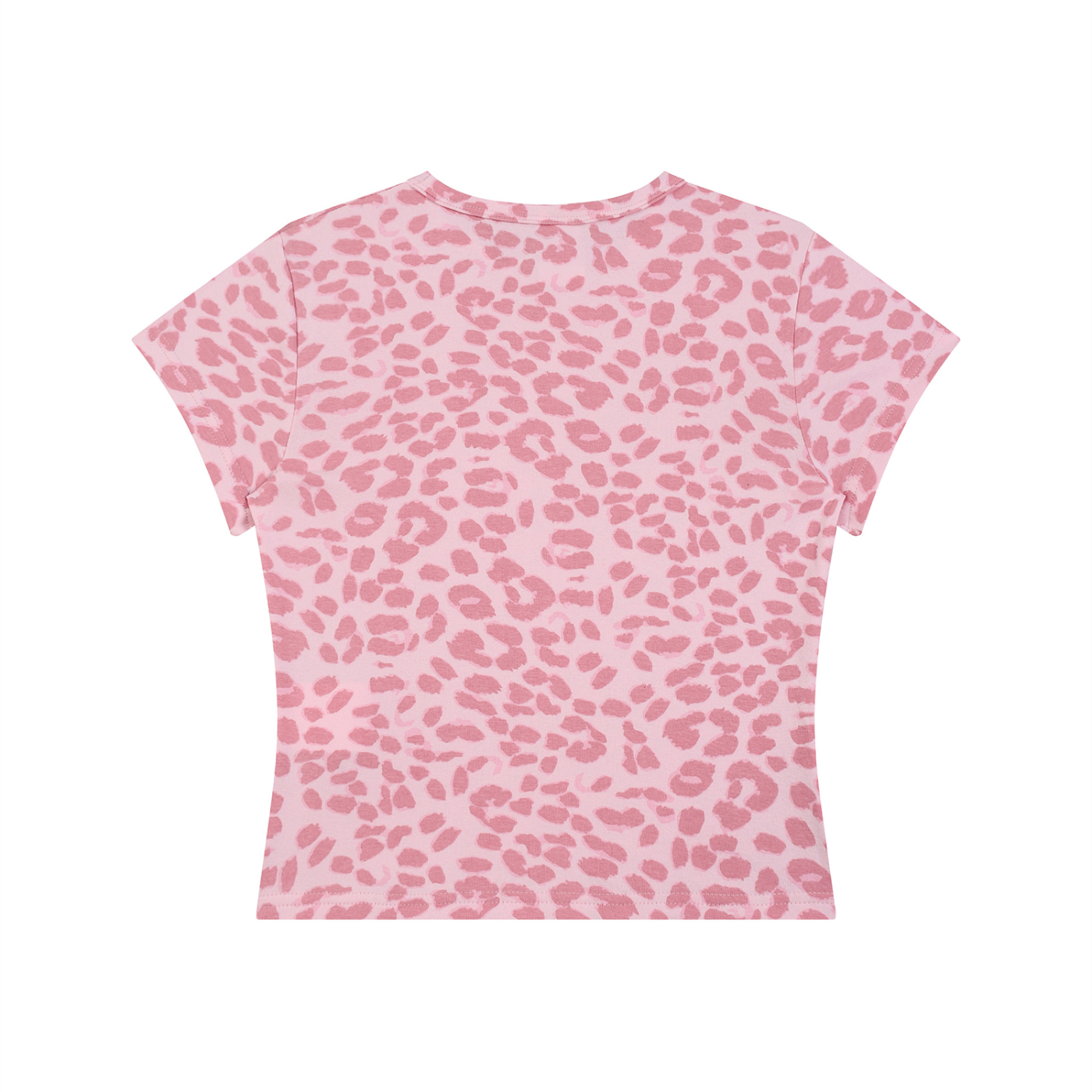 DeLuX Women’s Leopard Print Crop T-Shirt
