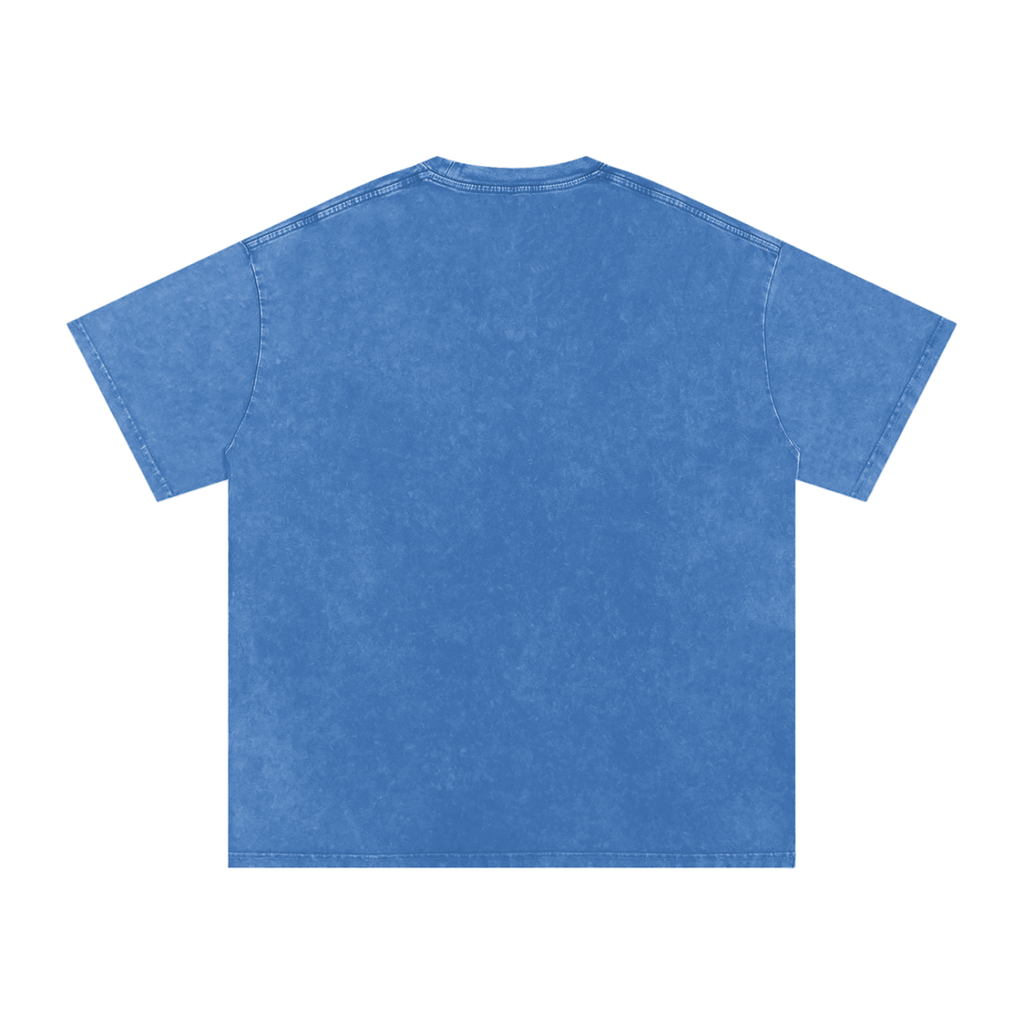DeLuX Solitary Snow Washed Oversized Cotton T-Shirt