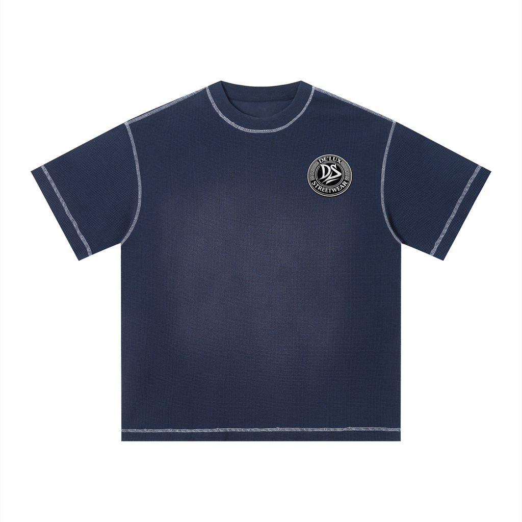 Unisex Sunfade Waffle Boxy T-Shirt