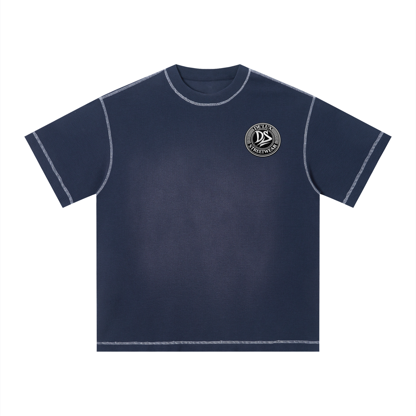 Unisex Sunfade Waffle Boxy T-Shirt