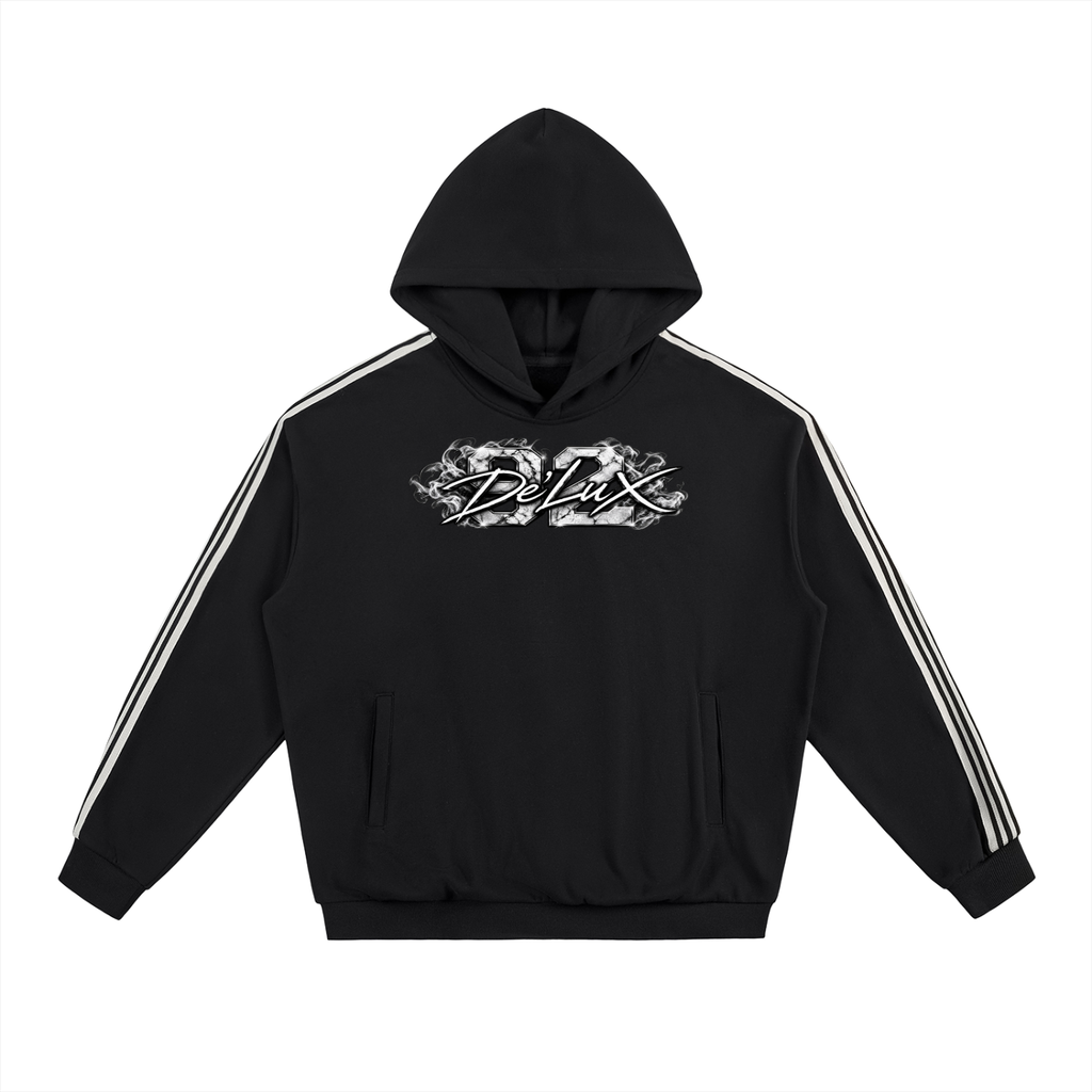 DeLuX Side Stripe Drop-Shoulder Hoodie