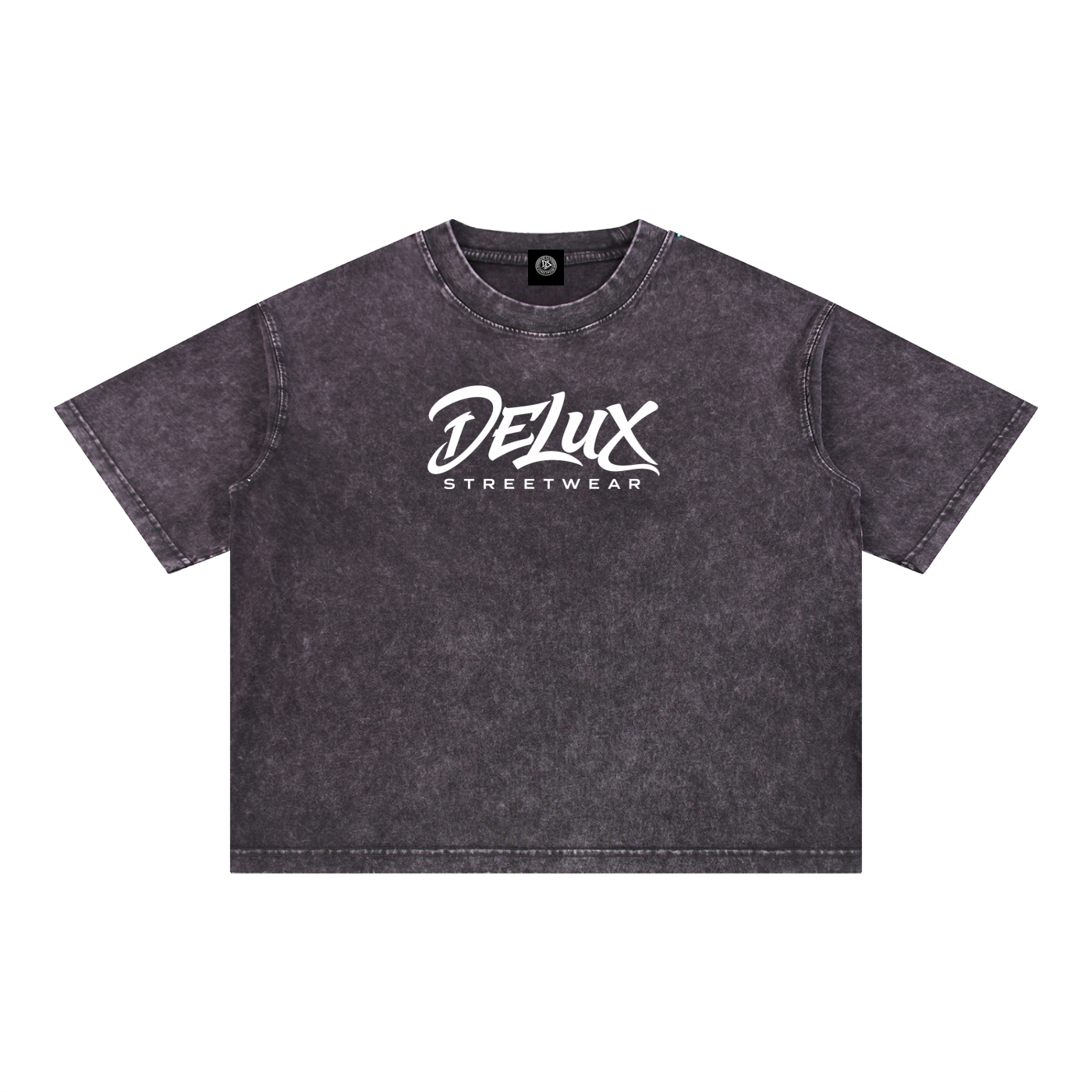 DeLuX Mineral Wash Boxy Cotton T-Shirt