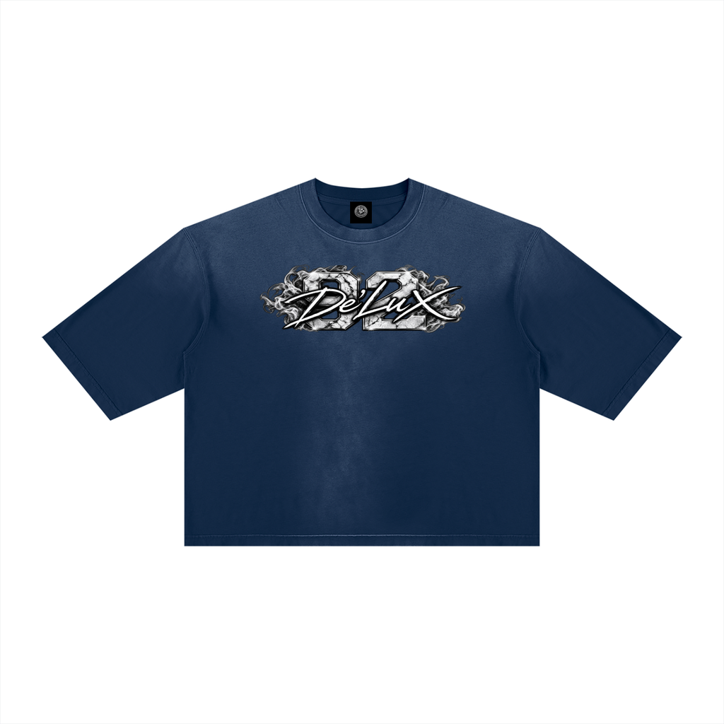 DeLuX Vintage Wash Sunfade Boxy T-Shirt