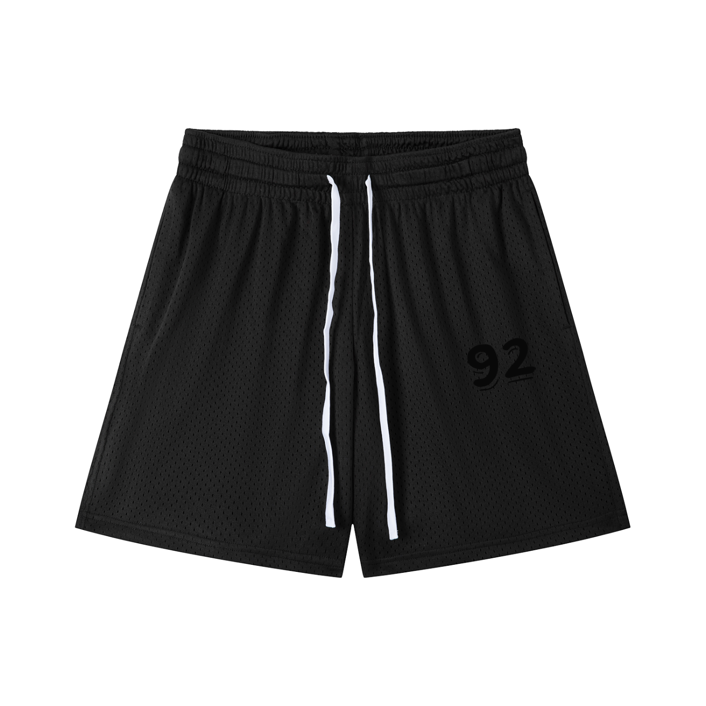 Mesh Drawstring Shorts