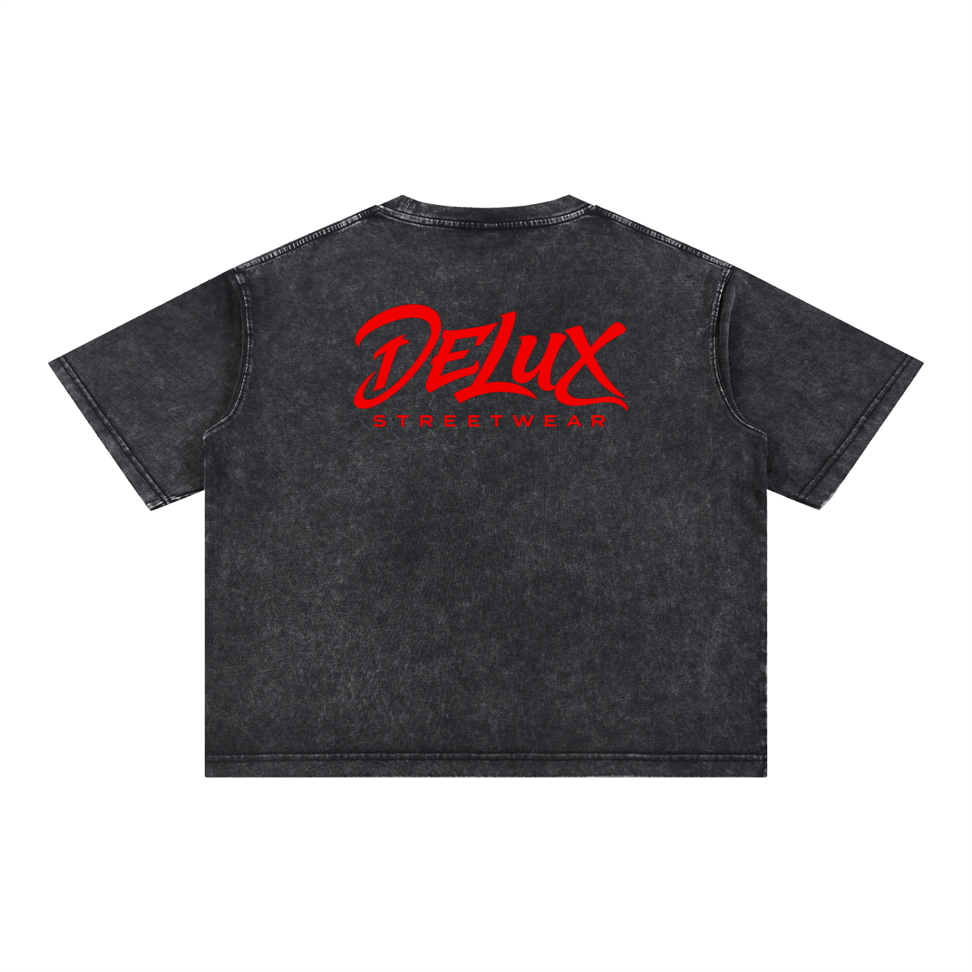 DeLuX Mineral Wash Boxy Cotton T-Shirt