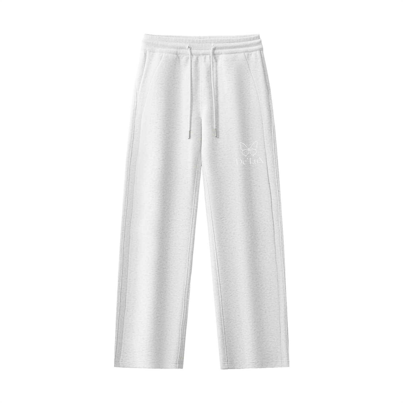 DeLuX Essential Drawstring Straight-Leg Sweatpants