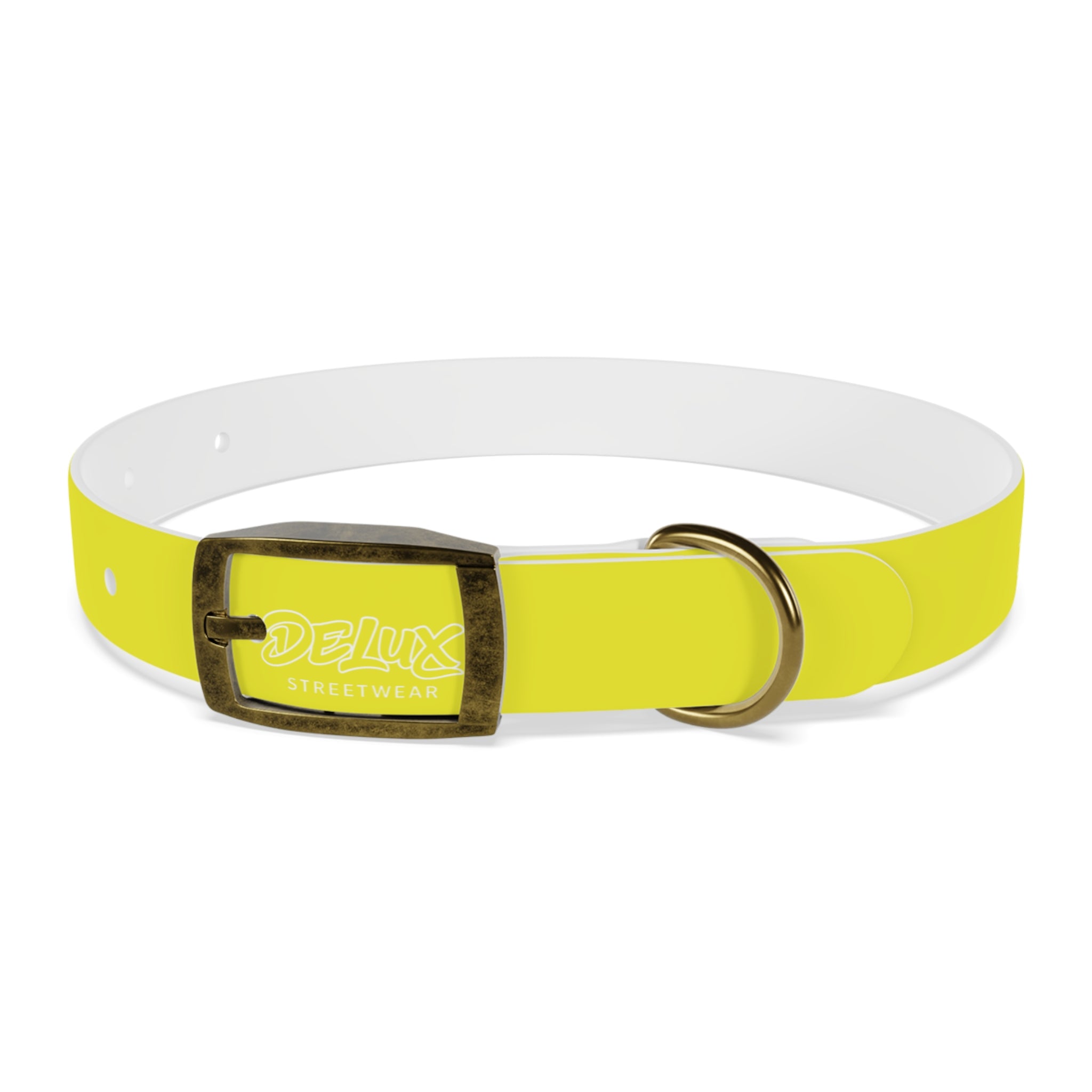 Neon Yellow Reflective Dog Collar — High-Visibility Safety Collar for Pets