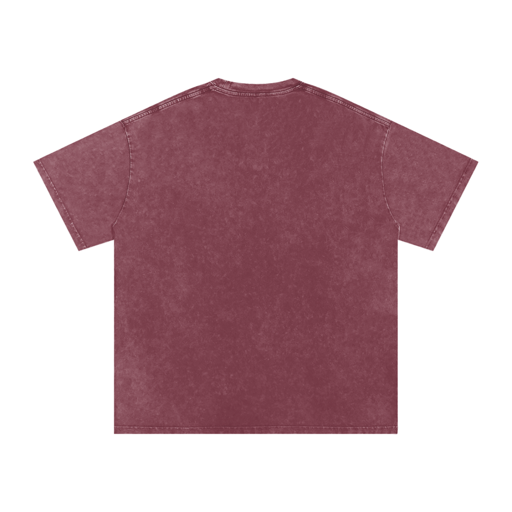 DeLuX Solitary Snow Washed Oversized Cotton T-Shirt
