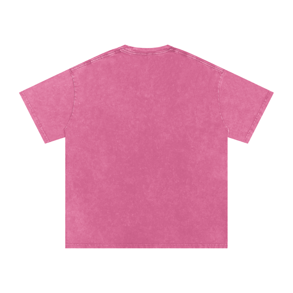 DeLuX Solitary Snow Washed Oversized Cotton T-Shirt