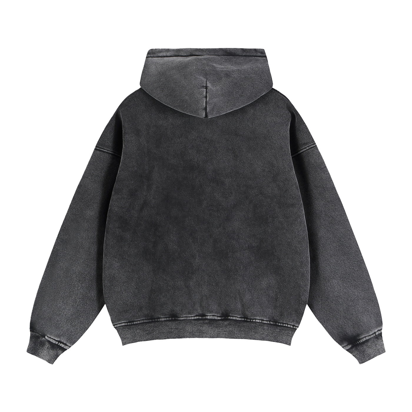 DeLuX Zip-Through Boxy Fleece Hoodie
