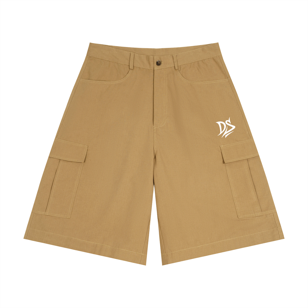 Unisex Woven Cargo Shorts