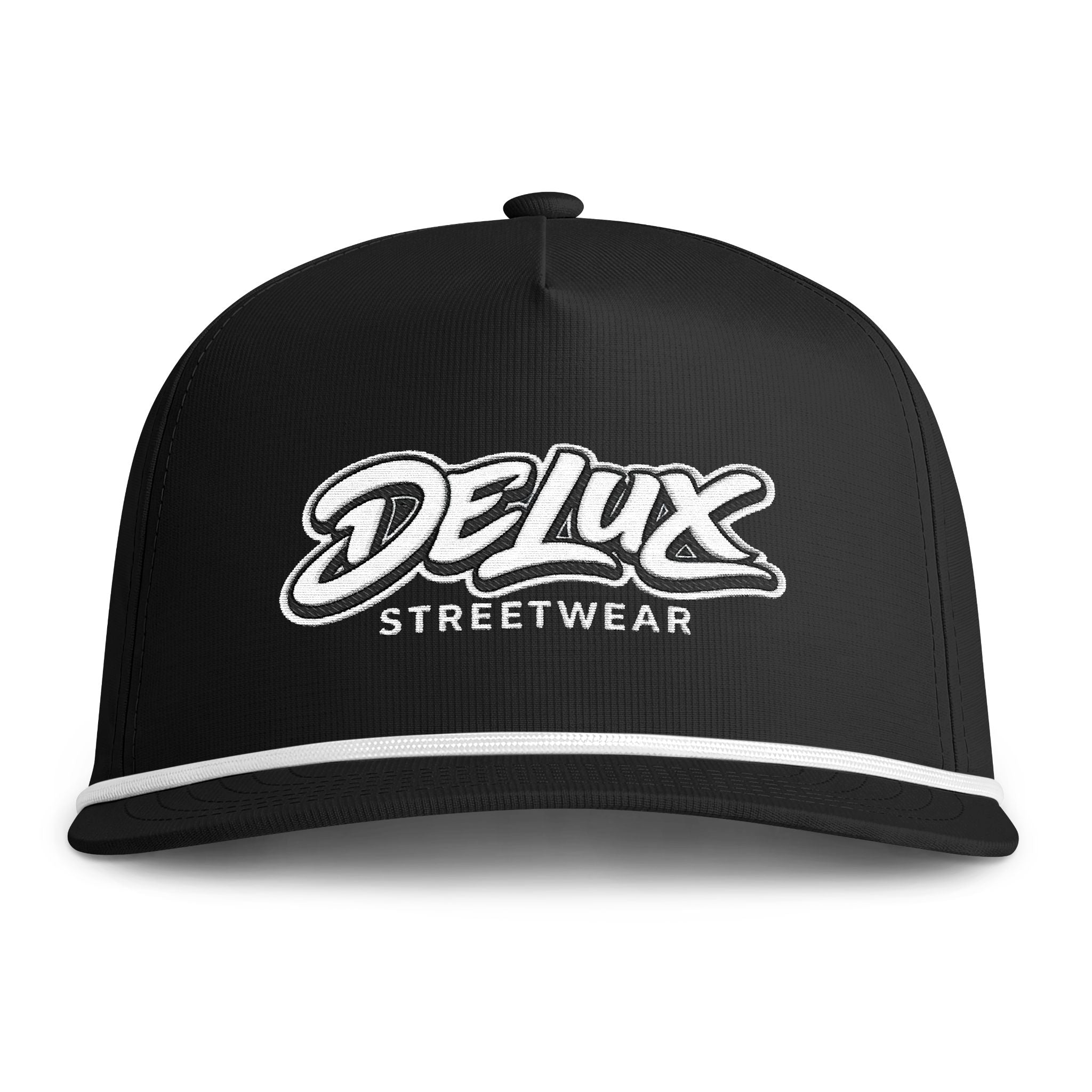 Delux Streetwear Rope Cap — Sunwashed Retro Snapback Hat