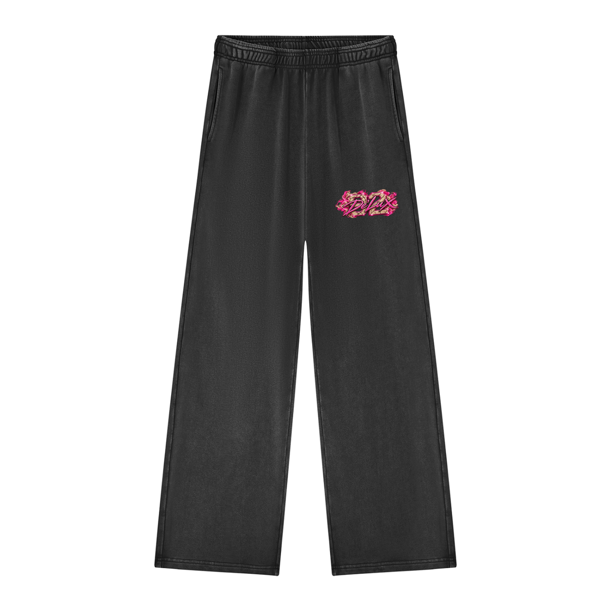 DeLuX Women's Mineral Wash Straight Sweatpants