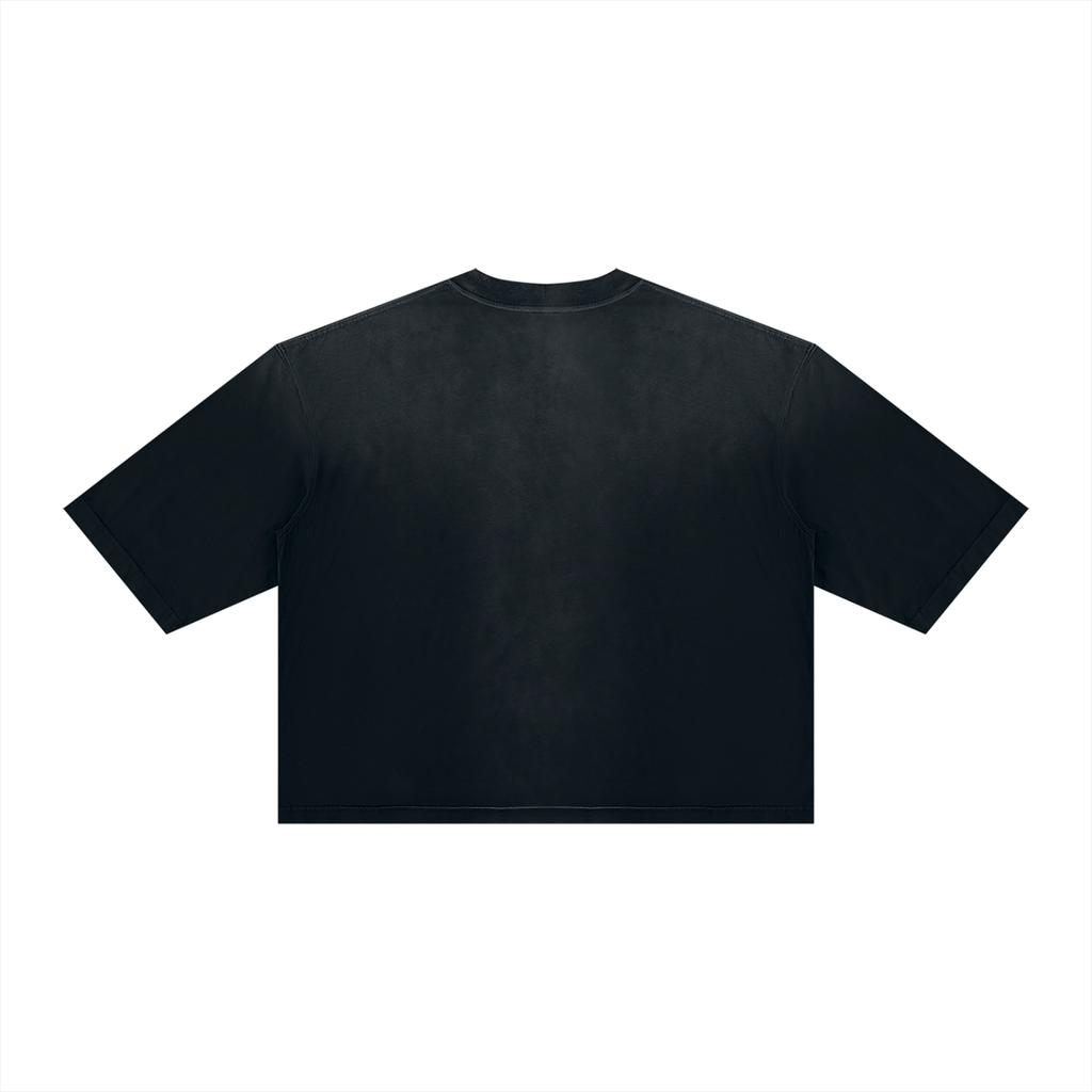 DeLuX Vintage Wash Sunfade Boxy T-Shirt