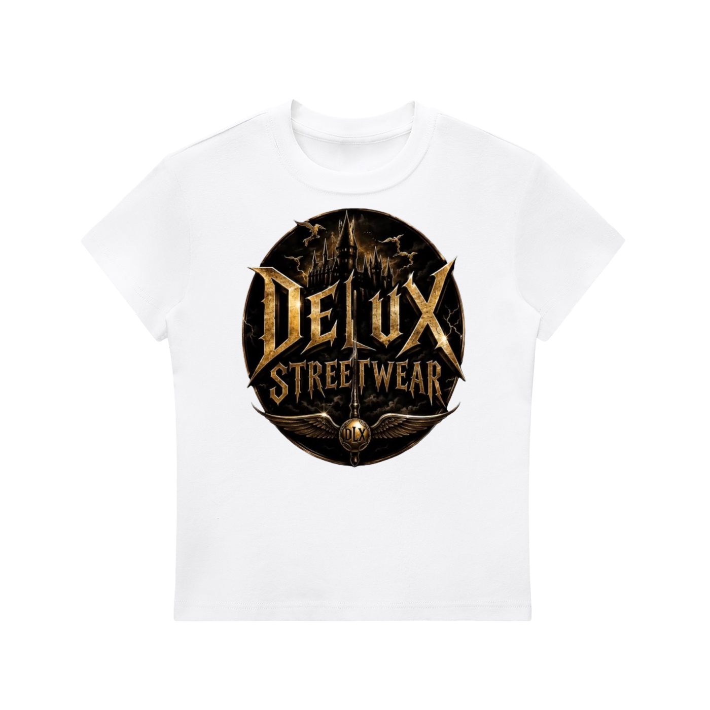 DeLuX Essential Bodycon Crewneck T-Shirt