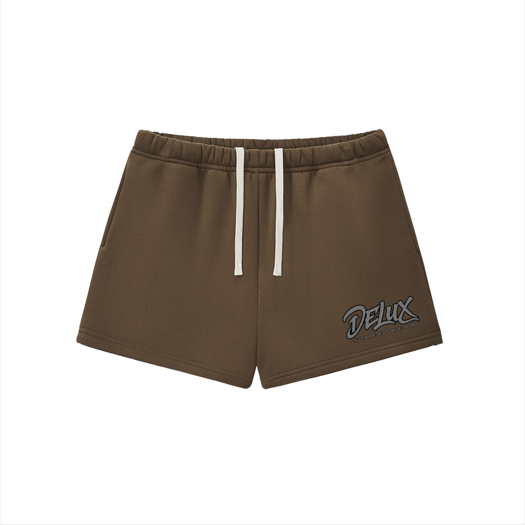 DeLuX  Fleece Drawstring Sweatshorts