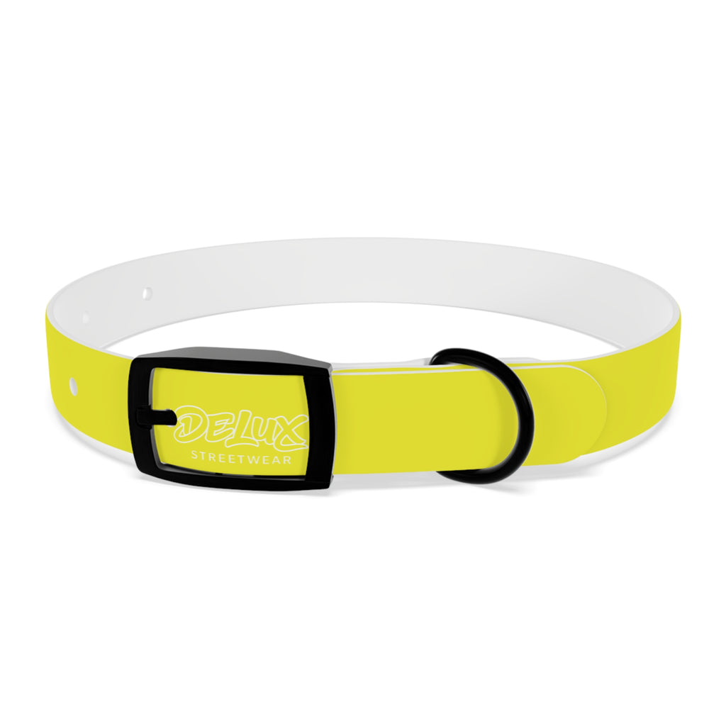 Neon Yellow Reflective Dog Collar — High-Visibility Safety Collar for Pets