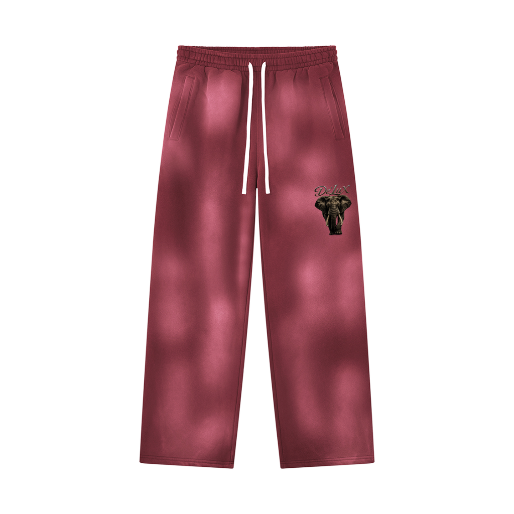 Elephant Sunfade Wide Leg Fleece Sweatpants