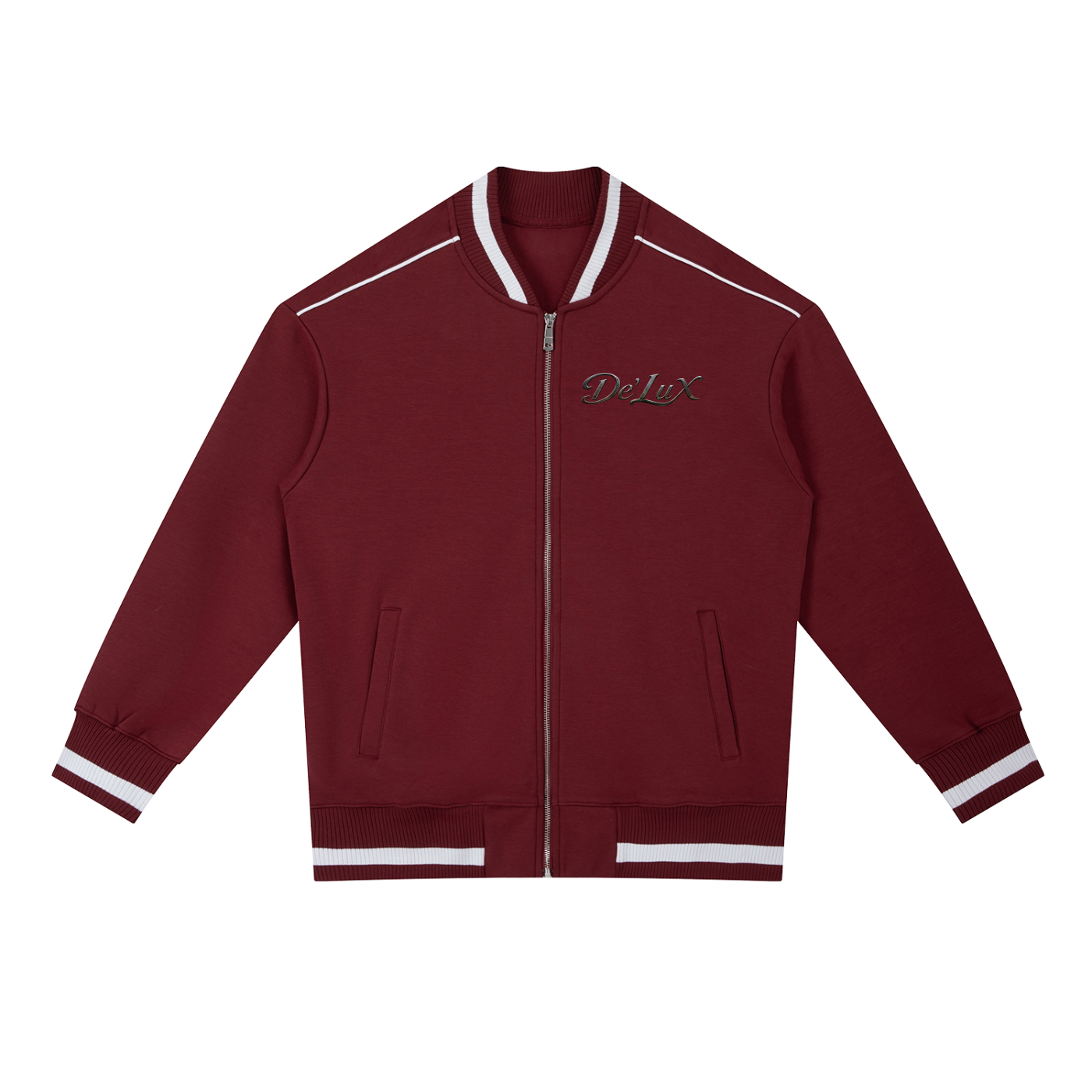 Tiger Contrast Piping Zip Bomber Jacket