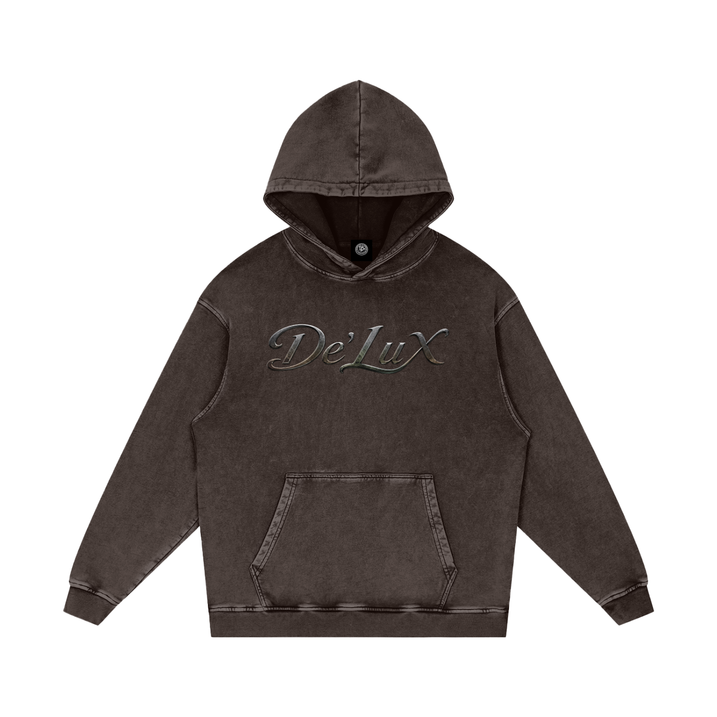KING Snow Washed Loose Cotton Hoodie