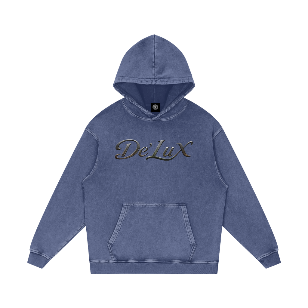 KING Snow Washed Loose Cotton Hoodie
