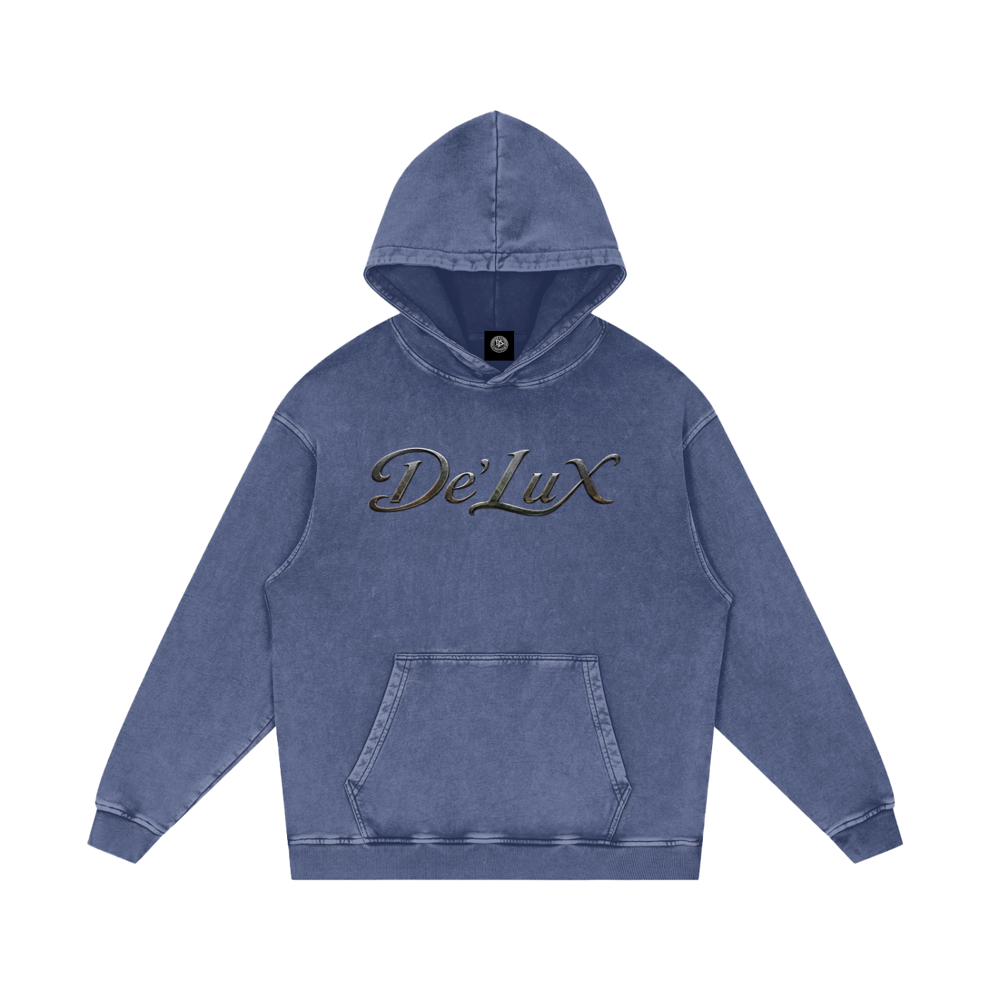 KING Snow Washed Loose Cotton Hoodie