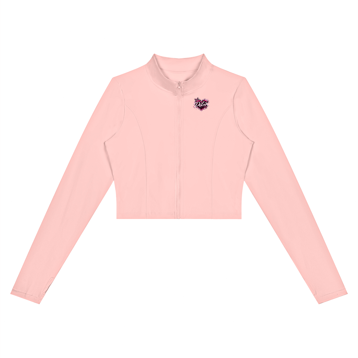 DeLuX Women’s Crop Yoga Sports Jacket