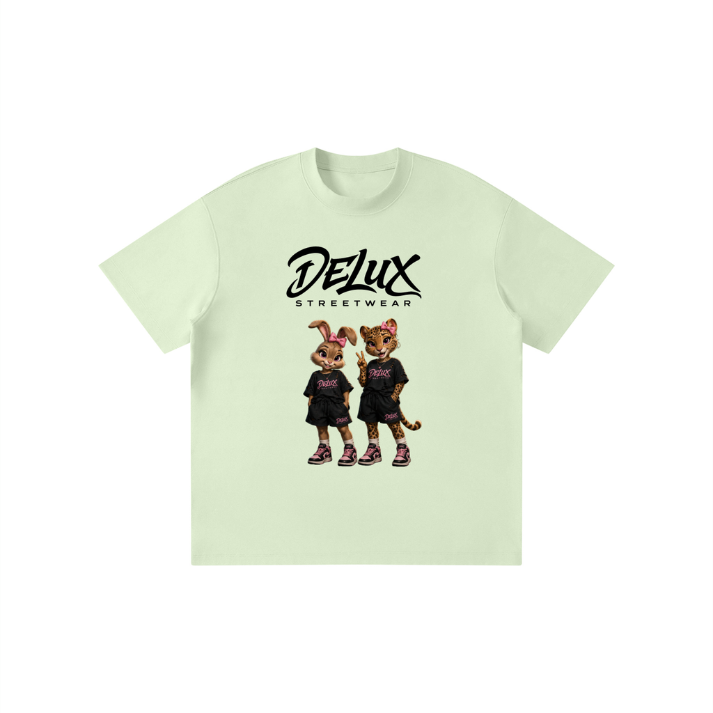DeLuX Cartoon Kid’s Solid Crewneck T-Shirt