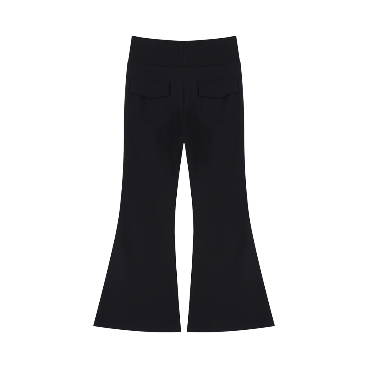 DeLuX Women's Drawstring Flared Leg Pants