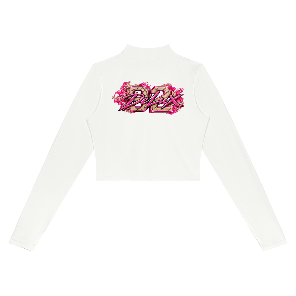 DeLuX Women’s Crop Yoga Sports Jacket