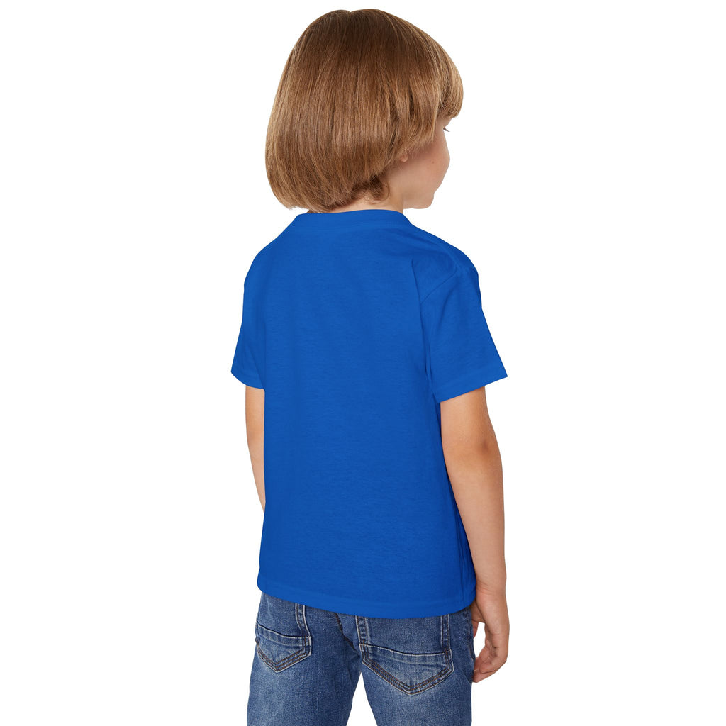 Toddler T-Shirt — "Stay Pawsitive" Cute Winking Puppy Kids Tee