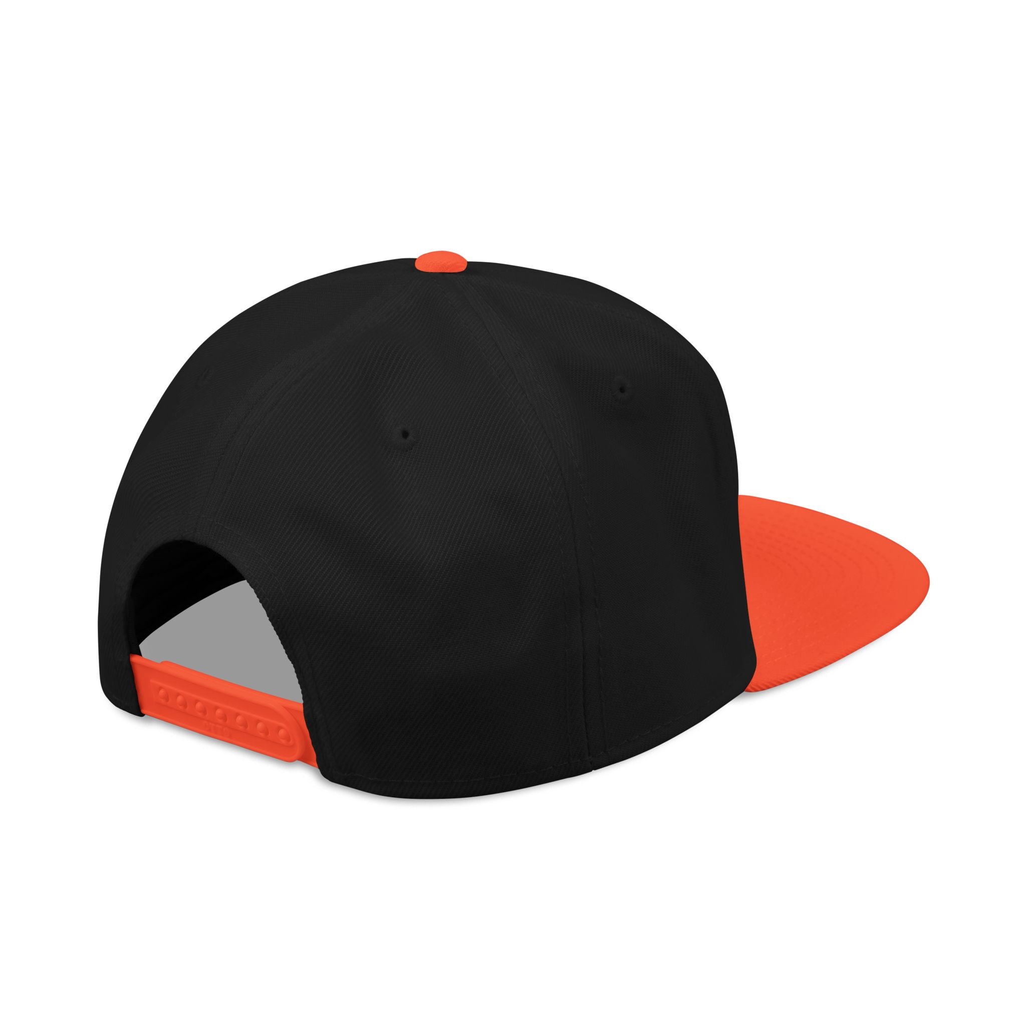 Mens Embroidered 'Delux' Snapback Cap – Streetwear Flat-Brim Hat