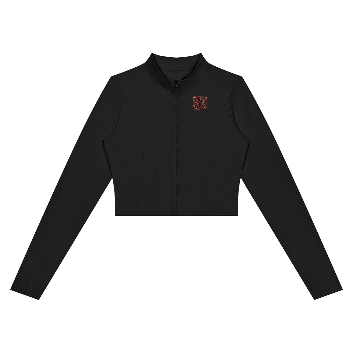 DeLuX Women’s Crop Yoga Sports Jacket