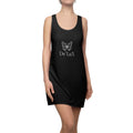 Racerback Dress — De'LuX Butterfly Logo Black AOP