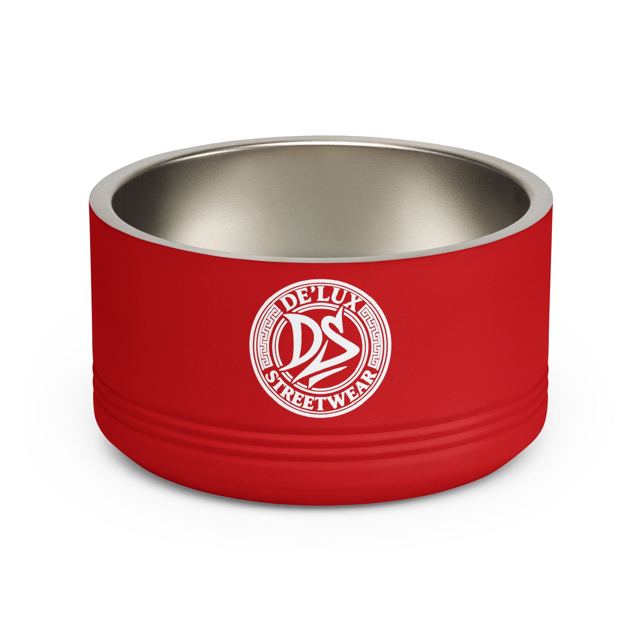 Ceramic-Style Stainless Pet Bowl — 18oz Modern Dog & Cat Feeder