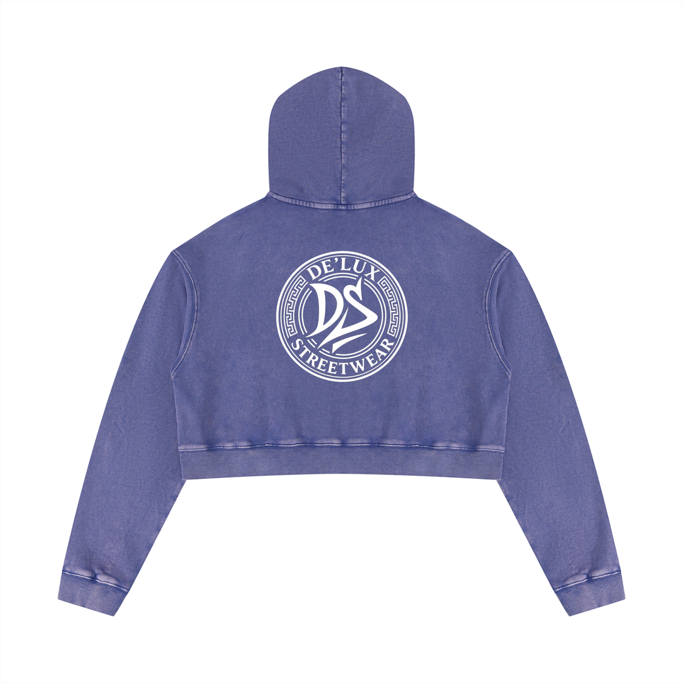 Women’s Mineral Washed Crop Hoodie