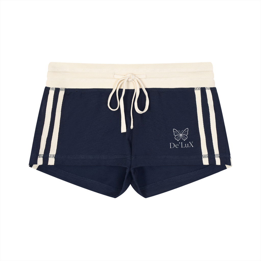 Women's Contrast Stripe Track Shorts