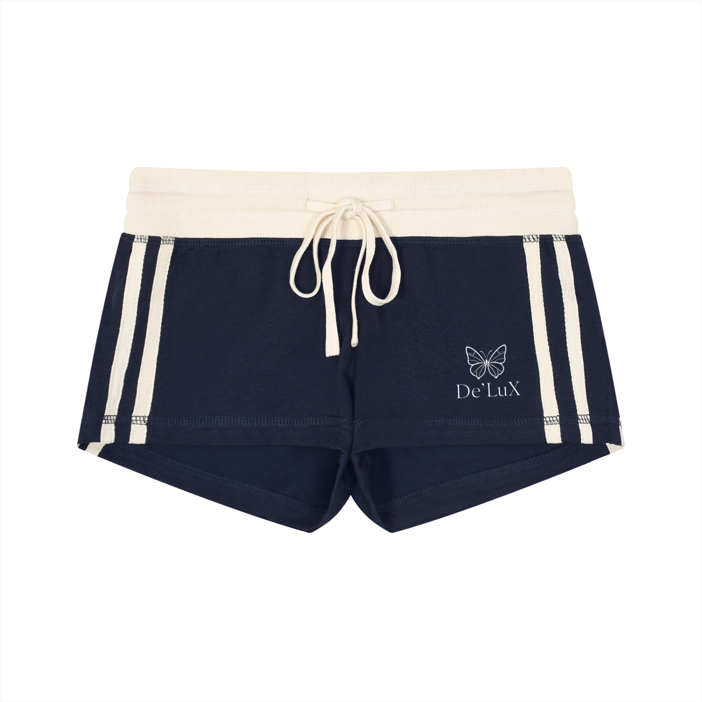 Women's Contrast Stripe Track Shorts
