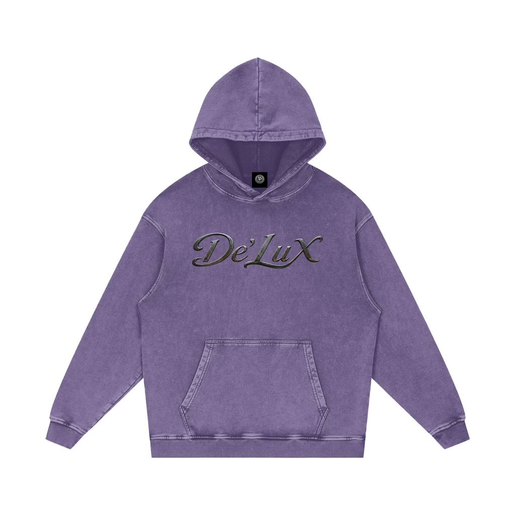 KING Snow Washed Loose Cotton Hoodie